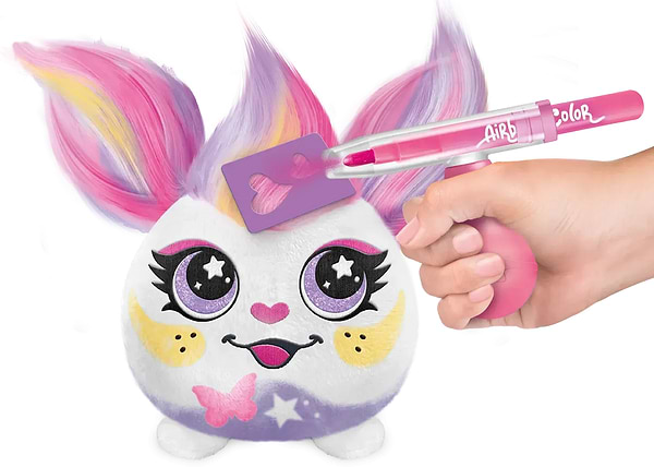 Фото - Набор для декупажа и росписи Canal Toys DIY AIRBRUSH PLUSH - Hair'iffic Сделай прическу - Пинки (AIR038/1)