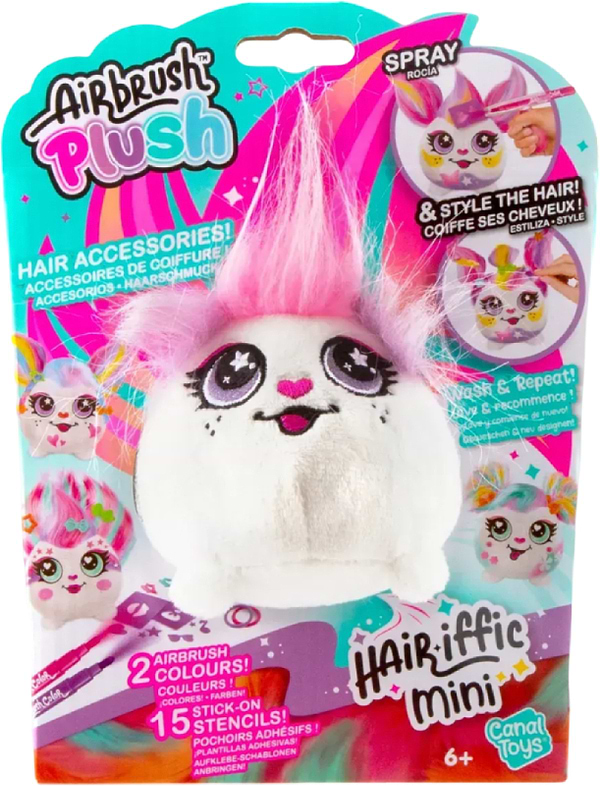 Фото - Набор для декупажа и росписи Canal Toys DIY AIRBRUSH PLUSH - Hair'iffic Сделай прическу - Пинки (AIR038/1)