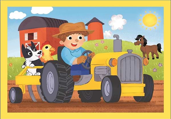 Фото - Уцінка - Пазли (3-4 роки) Clementoni Busy at Work 12,16,20 та 24 ел. (21741)