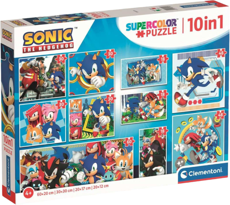 Купити Пазли (3-4 роки) Clementoni Sonic (80508) - Фото 1 Пазли (3-4 роки) Clementoni Sonic (80508) - Фото 1