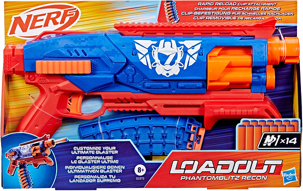 Фото - Бластер багатозарядний Hasbro Nerf Loadout Phantomblitz Recon (G3372)
