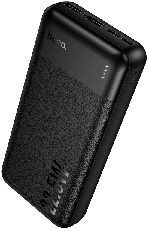 Батарея мобильная HOCO J159A Essence 22.5W+PD20W 20000mAh Black (6942007673587)