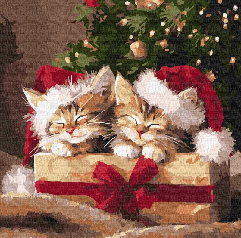 Купити Картина за номерами Ideyka Пухнасті подарунки 40х40 (KHO6827) - Фото 1 Картина за номерами Ideyka Пухнасті подарунки 40х40 (KHO6827) - Фото 1