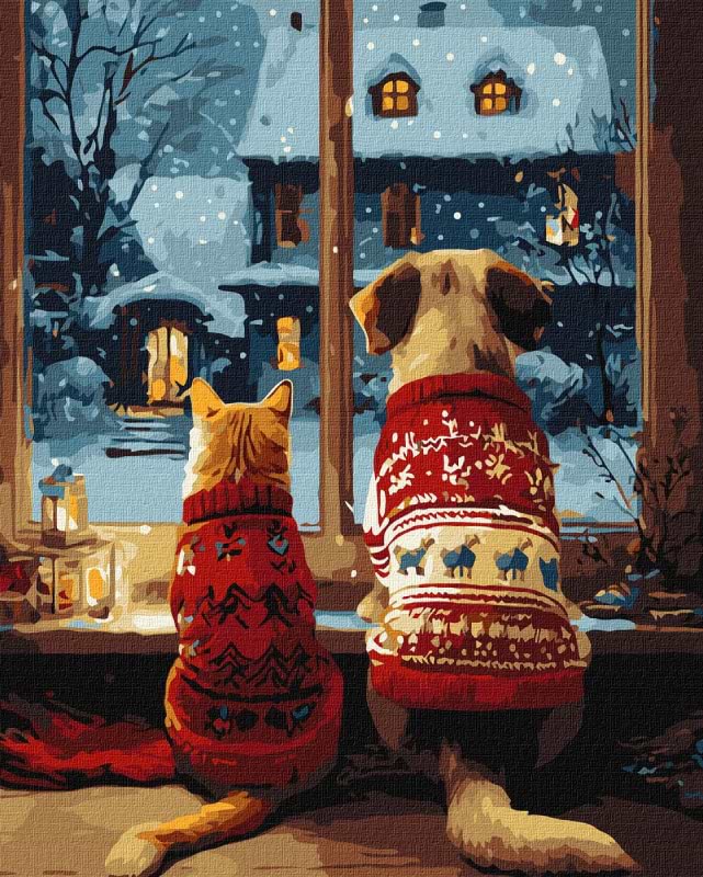 Купити Картина за номерами Ideyka Затишок пухнастиків 40х50 (KHO6834) - Фото 1 Картина за номерами Ideyka Затишок пухнастиків 40х50 (KHO6834) - Фото 1