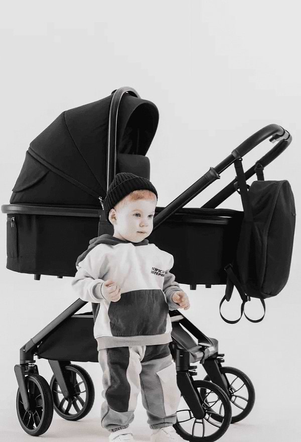 Фото - Коляска универсальная 2 в 1 Kidilo D900 Black