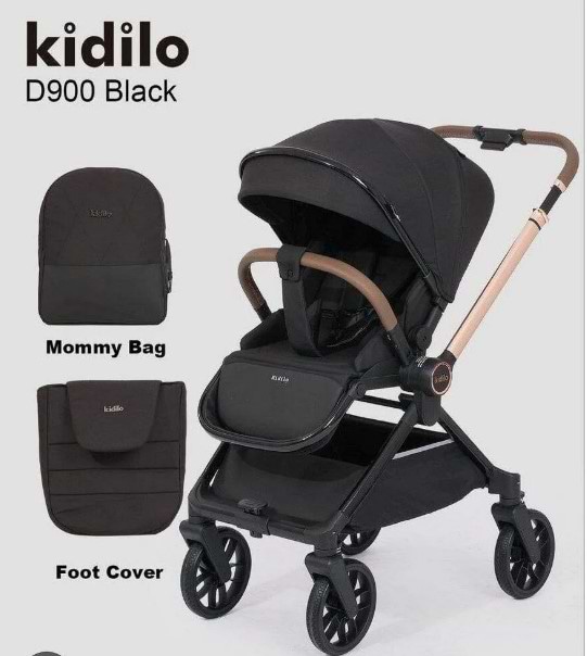 Фото - Коляска универсальная 2 в 1 Kidilo D900 Black