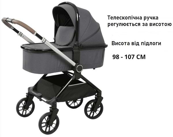 Фото - Коляска универсальная 2 в 1 Kidilo D900 Black