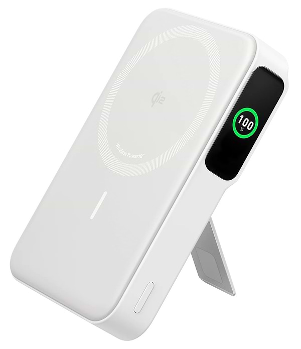 Фото - Батарея мобильная Anker MagGo 10000 mAh Qi2 15W + USB-C PD 27W White (A1654G21)