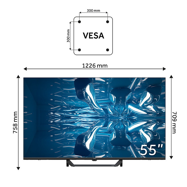 Фото - Телевизор Haier H55S80FUX