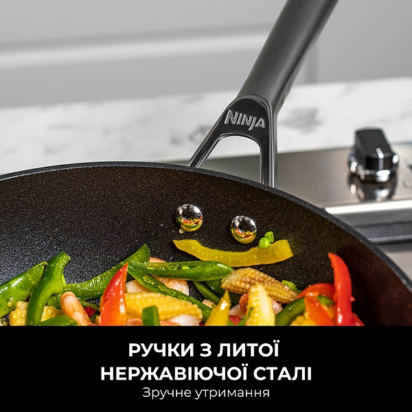 Фото - Сковорода універсальна Ninja ZEROSTICK Premium 24 см (C30024DE)