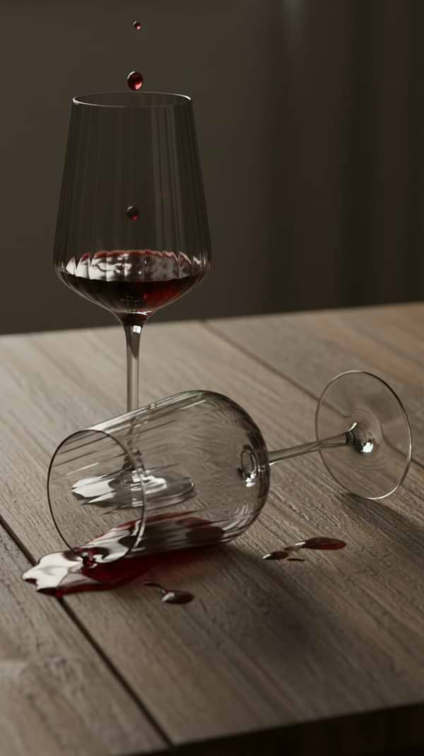 Фото - Набір келихів Ardesto Black Mars Alcor 560 мл 2 шт. (AR2656GF)