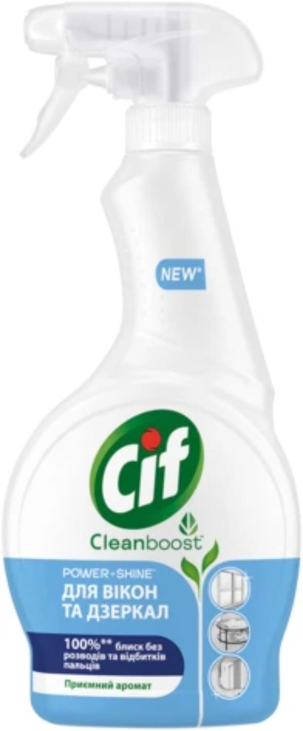 Фото - Чистящее средство для стекла Cif Power and shine 500 мл