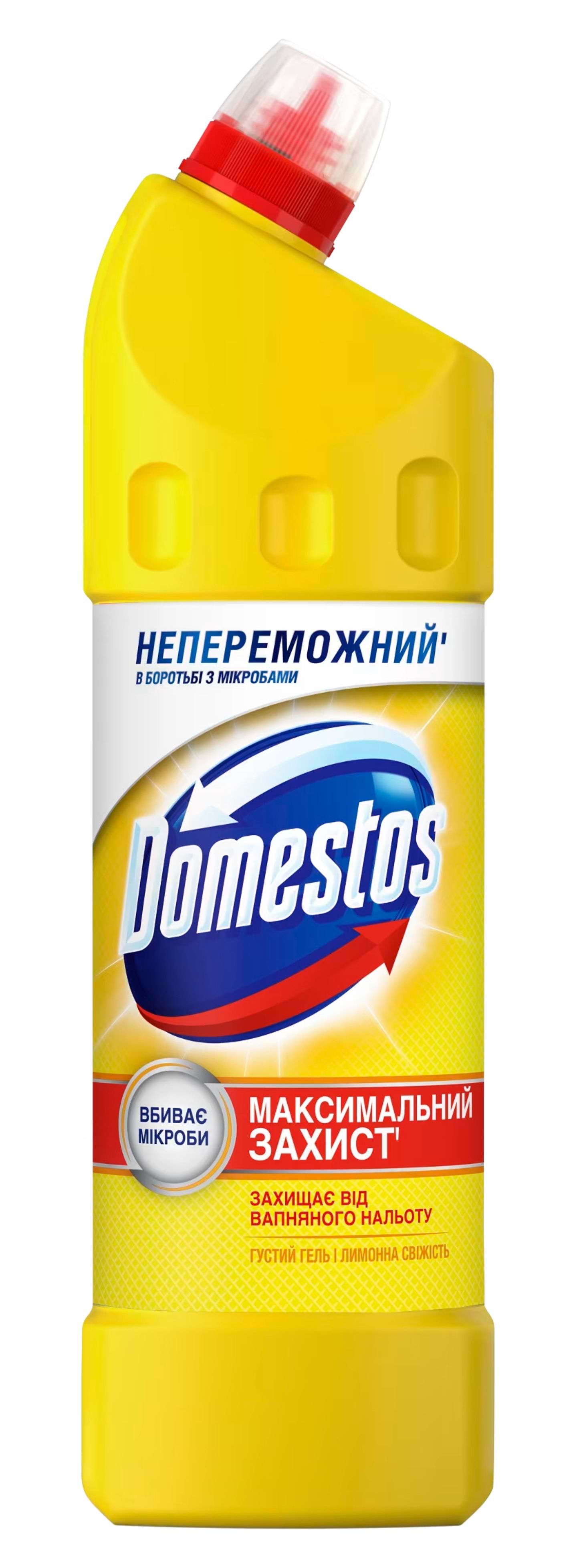 Засіб для чищення універсальний Domestos Лимонна свіжість 24 години, 1 л - Фото 1