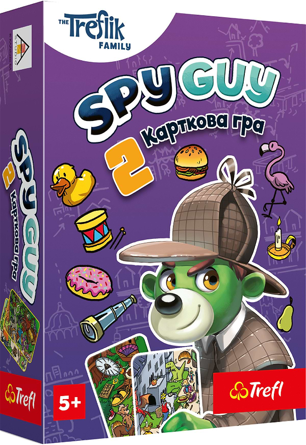 Фото - Настольная игра (5-7 лет) Trefl Spy Guy Карточная игра 2 (30464)
