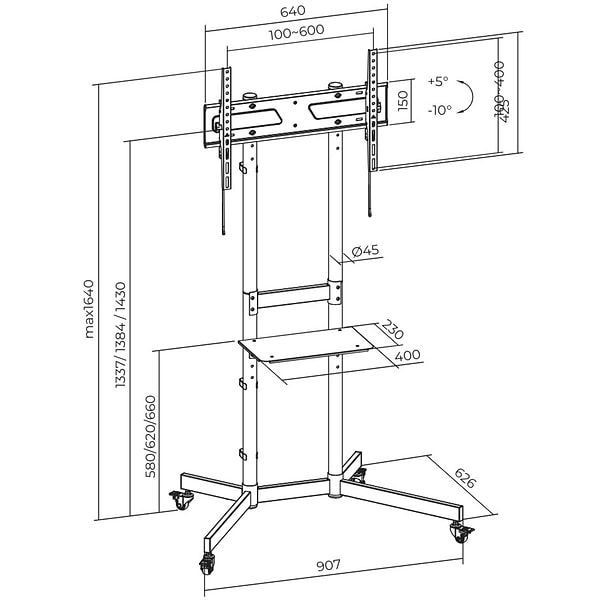 Фото - Кріплення для телевізора iTECH T1043TE