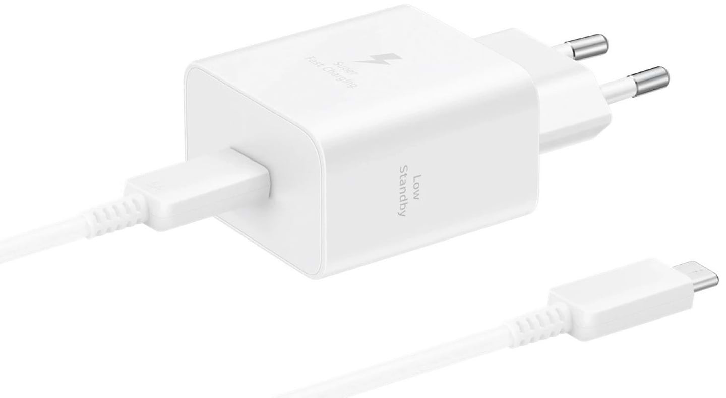 Мережевий зарядний пристрій Samsung 45W Compact Power Adapter (EP-T4511XWEGEU)