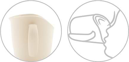 Фото - Чашка BabyOno з ручками 120 мл Бежевий (1463/09)