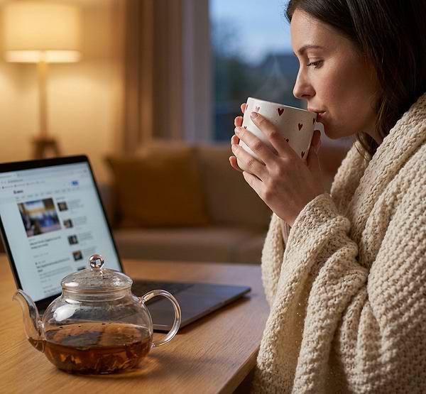 Фото - Чашка Ardesto Heart 350 мл білий (AR3075)