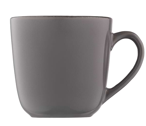 Фото - Чашка Ardesto Lazio 400 мл сірий темний (AR1640DG)