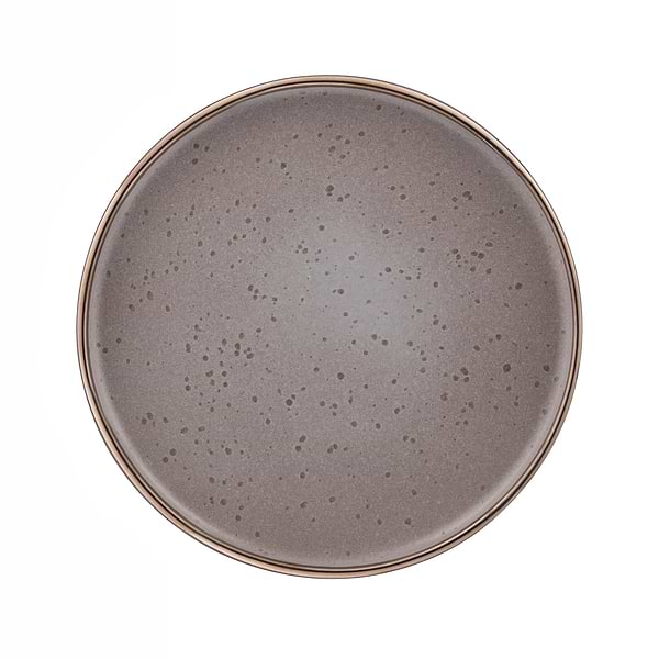 Фото - Тарелка обеденная Ardesto Fasano 26 см серо-коричневый (AR0426GB)