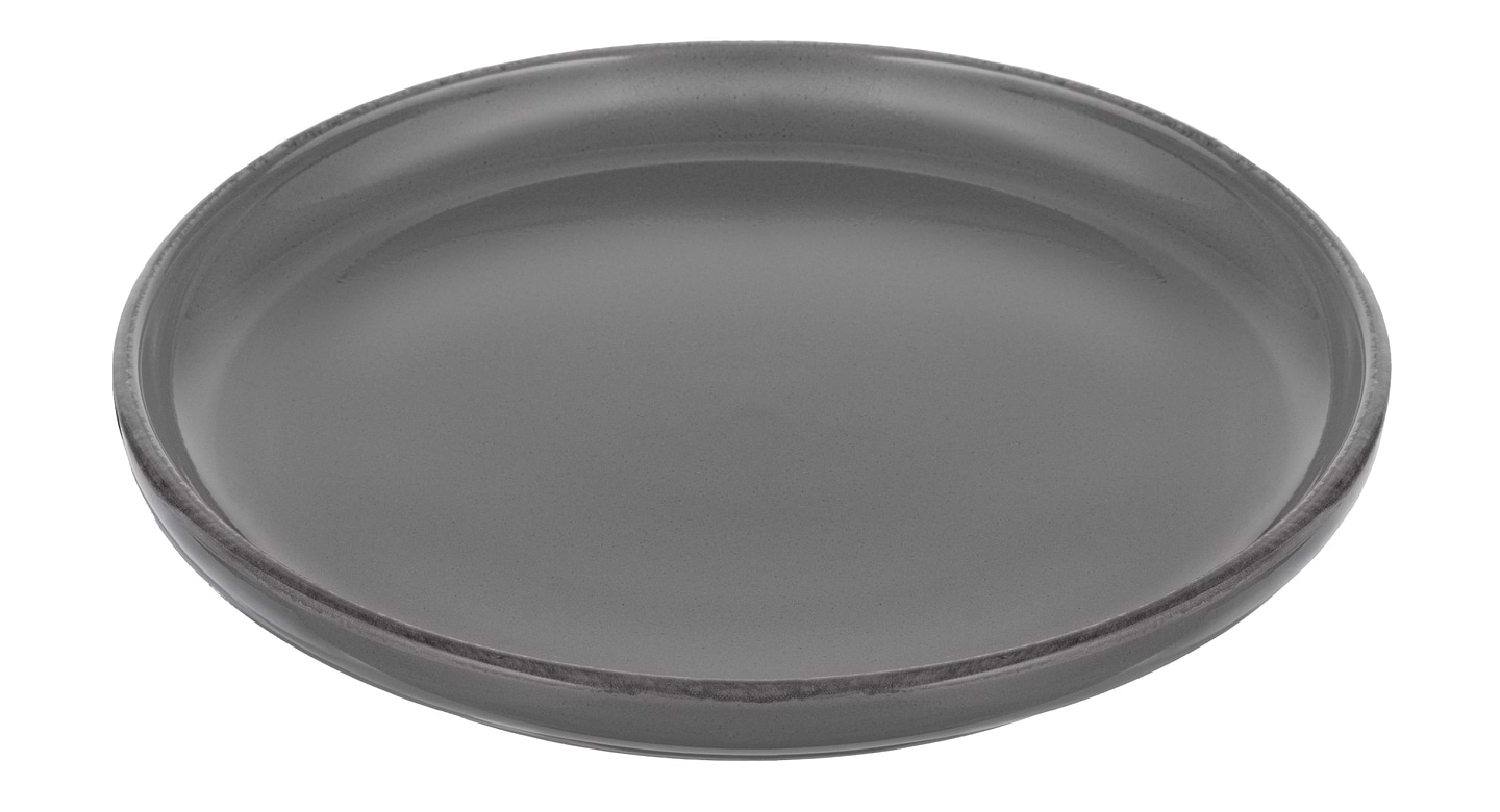 Тарілка десертна Ardesto Lazio 20.5 см сірий темний (AR1620DG) - Фото 1