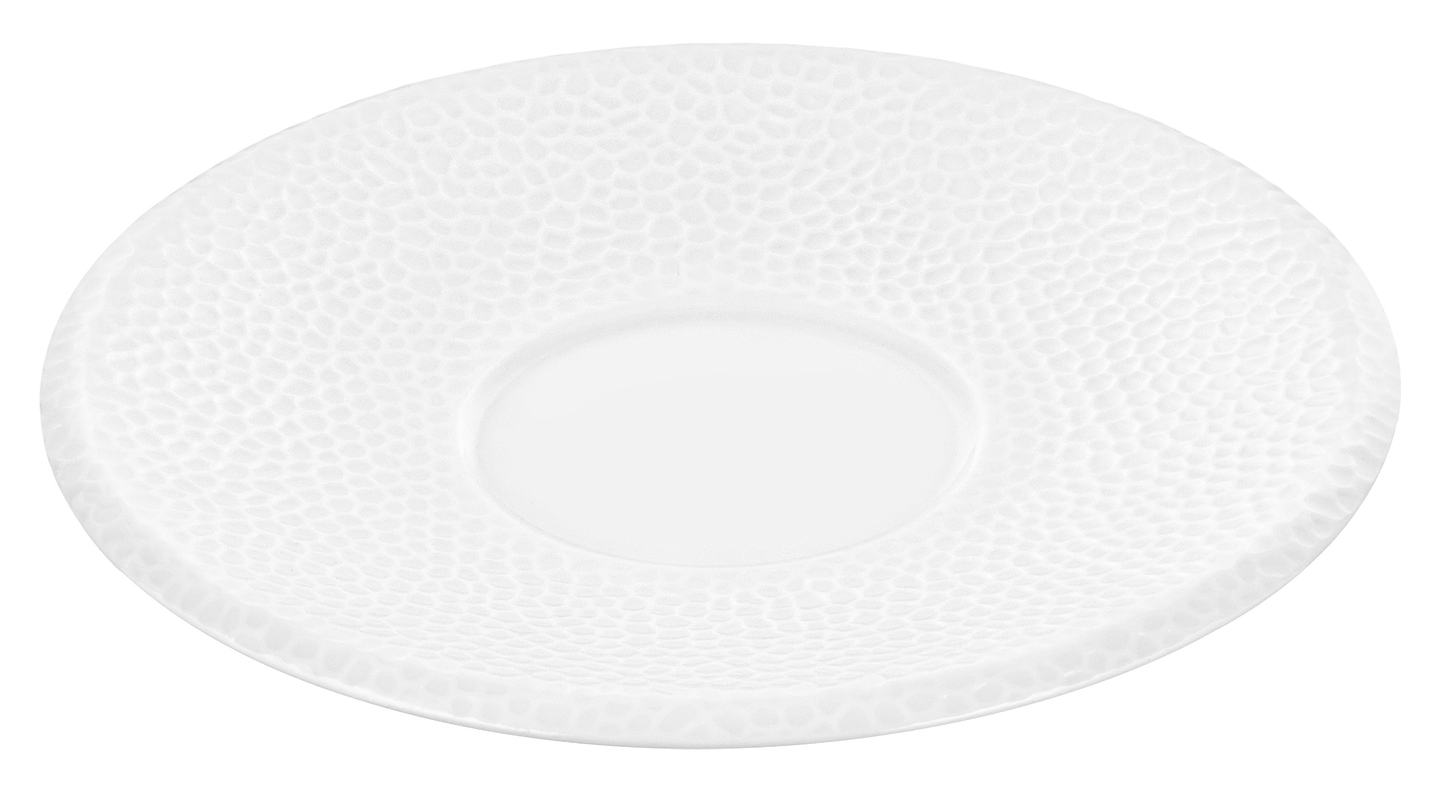Блюдце Ardesto Ancona 16 см білий (AR3560) - Фото 1