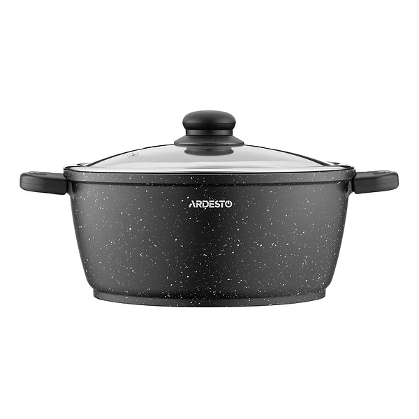 Фото - Набор посуды Ardesto Gemini Anzio 6 пр. черный (AR1906AS)