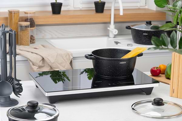 Фото - Набор посуды Ardesto Gemini Anzio 6 пр. черный (AR1906AS)