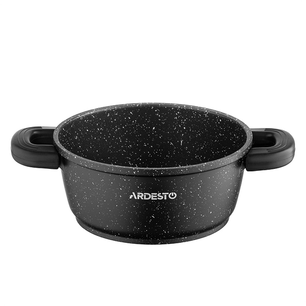 Фото - Набор посуды Ardesto Gemini Anzio 6 пр. черный (AR1906AS)