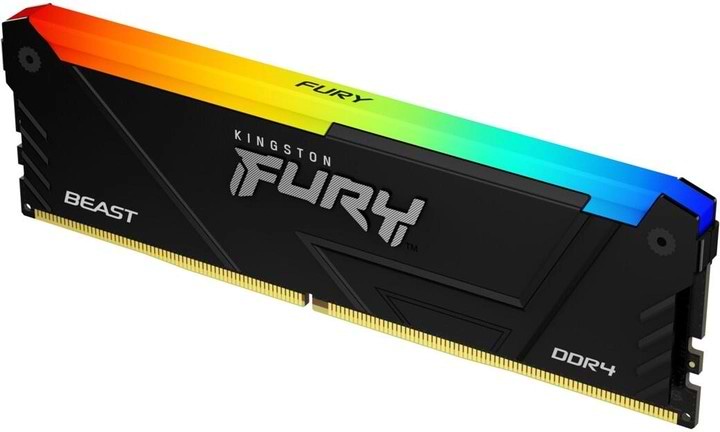 Память DDR Kingston DDR4 32GB 3600 FURY Beast RGB (KF436C18BB2A/32)