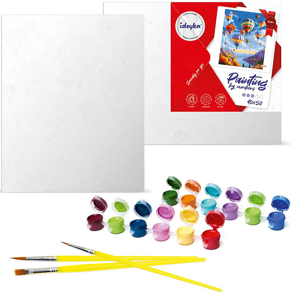 Фото - Картина по номерам Ideyka Греемся у камина 40x50 см (KHO8369)