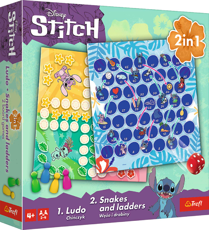 Настільна гра (3-4 роки) Trefl Стітч (26566) - Фото 1