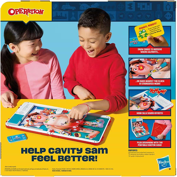 Фото - Настільна гра (5-7 років) Hasbro Операція (G0951)