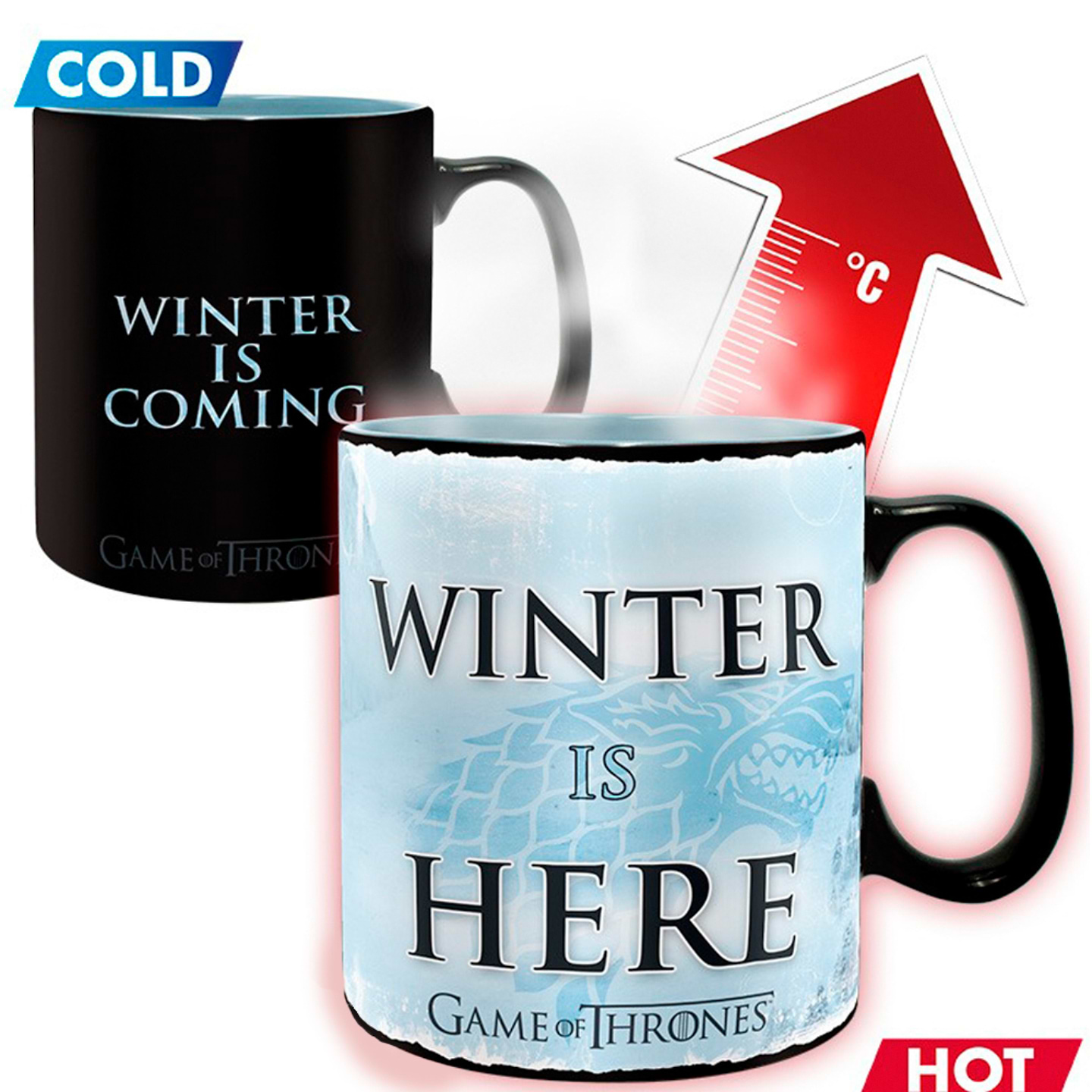 Чашка ABYstyle Чашка хамелеон GAME OF THRONES Winter Is Here (Гра Престолів) 460 мл