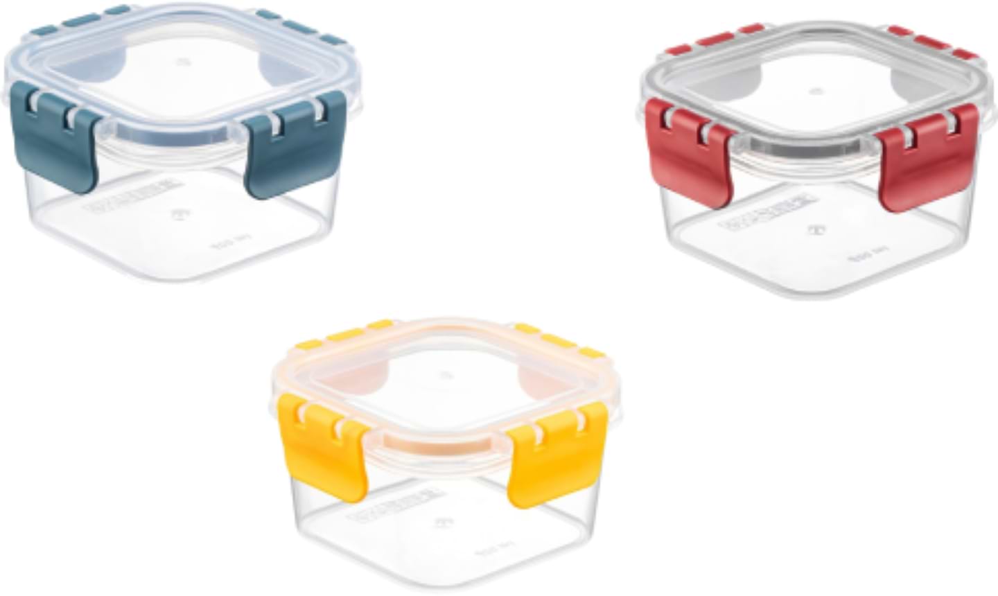 Ємність для зберігання Idea Home Clara Box 0.9л в асортименті (00895) - Фото 1