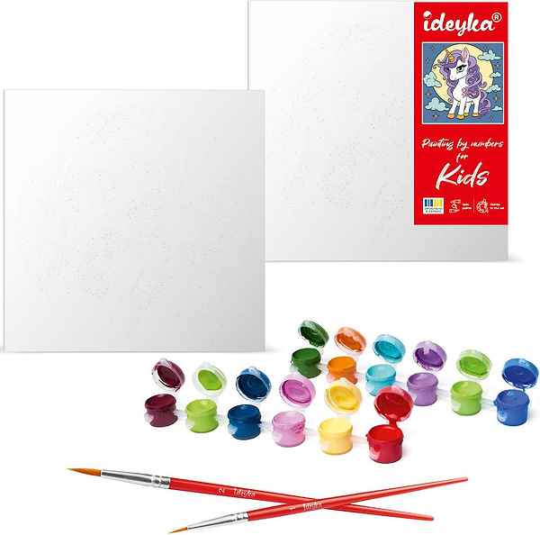 Фото - Картина по номерам Ideyka Нежность и милосердие 25х25 см (KHO1195)