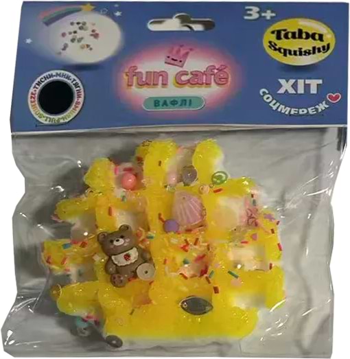 Сквиш Monster Gum Fun Cafe Taba - Вафли в ассортименте (T25366)