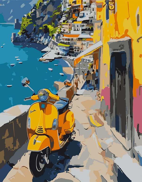 Фото - Картина по номерам Santi Романтическое побережье 40х50 см (955748) Фото - Картина по номерам Santi Романтическое побережье 40х50 см (955748)