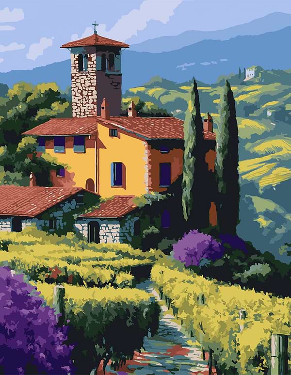 Фото - Картина по номерам Santi Тоскана 40х50 см (955749)