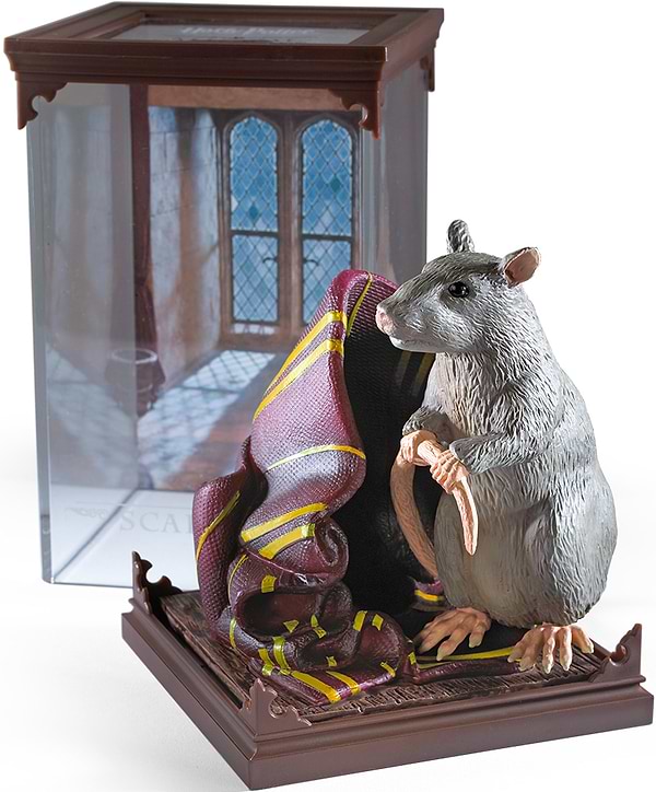 Фото - Колекційна фігурка Noble Collection HARRY POTTER Scabbers- Magical Creatures №14 (NN7686)