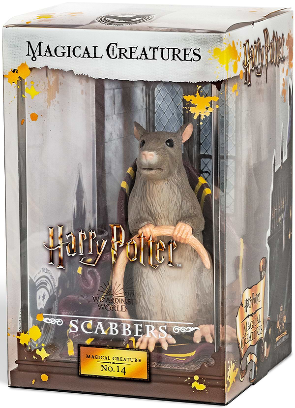 Фото - Колекційна фігурка Noble Collection HARRY POTTER Scabbers- Magical Creatures №14 (NN7686)