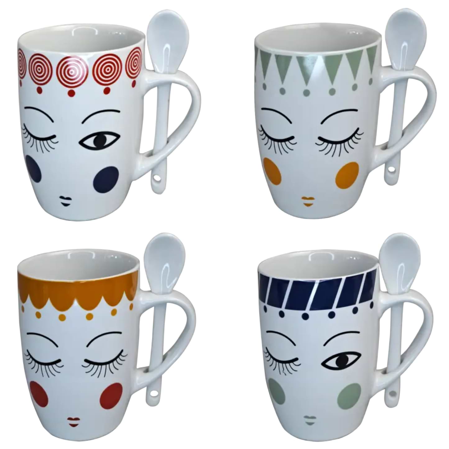 Чашка Vittora Игривые глазки 350 мл в ассортименте (VT-C-97350)