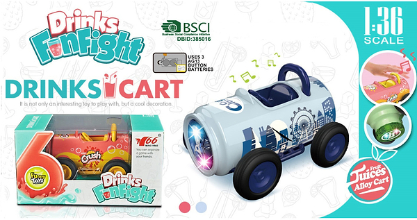 Фото - Автотранспорт MING YING машинка-банка (свет звук) в ассортименте (MY66-K1211)