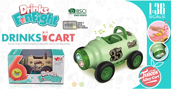 Фото - Автотранспорт MING YING машинка-банка (свет звук) в ассортименте (MY66-K1212)