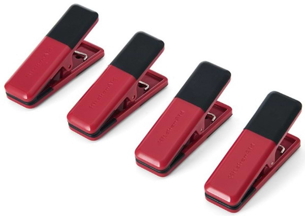 Фото - Набір затискачів для пакетів KitchenAid Universal 4 шт. червоний (KQG325OHERE) Фото - Набір затискачів для пакетів KitchenAid Universal 4 шт. червоний (KQG325OHERE)