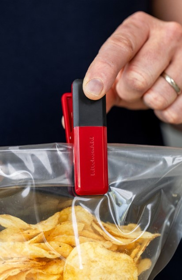 Фото - Набір затискачів для пакетів KitchenAid Universal 4 шт. червоний (KQG325OHERE)