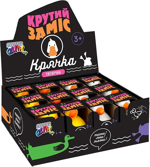 Фото - Стретч-антистресс Monster Gum Крутый замес Крячка (T23005)