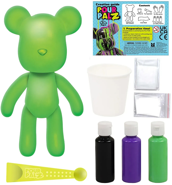 Фото - Набір для декупажу та розпису ToyMonster Black Edition Ведмедик Ніч жахів (GS-G87784/2)