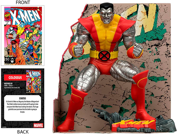 Фото - Коллекционная фигурка McFarlane Toys MARVEL Colossus - 1:10th Scale Collectible with Scene X-Men (14821)