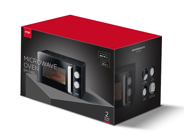 Фото - Мікрохвильова піч (НВЧ) Ergo EM-2365